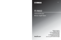 Yamaha R-N602 - Owners manual1